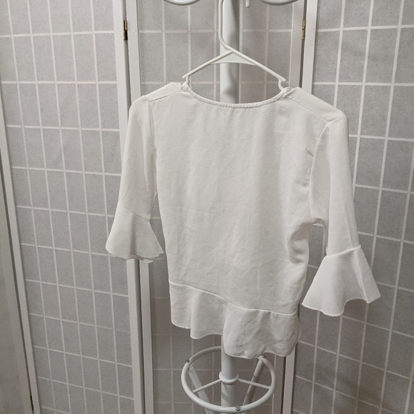 ASOS Design Midi Skirt with Wrap Detail in Rose Print - Picture 4 of 8